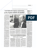 Entrevista a Villacampa (Diario de Teruel 281012)