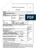 Nueva Solicitud de visado schengen  español y ruso