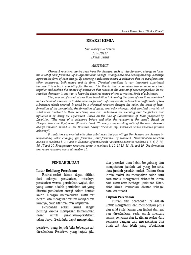 ☑ Contoh hasil sintesis jurnal