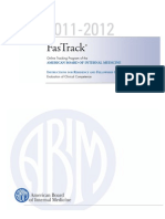 FasTrack - Online Tracking Program of The AMERICAN BOARD OF INTERNAL MEDICINE