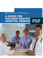 Hospital Medicine Maintenance of Certification Examination Blueprint - American Board of Internal Medicine