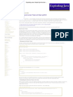Exploding Java - Simple Synchronizer Token With Spring MVC
