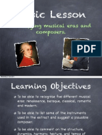 Identifying Musical Eras and Composers