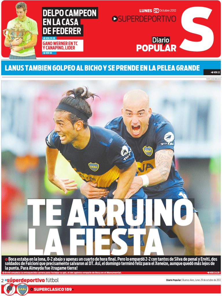 Empate Agónico en el Superclásico | PDF | Asociación de Futbol, image size:768x1024