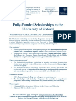 Flyer - Oxford Scholarship