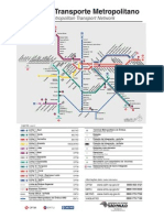 mapa do metrô de sp