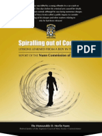 Spiralling out of Control LESSONS LEARNED FROM A BOY IN TROUBLE REPORT OF THE Nunn Commission of Inquiry - Report Nunn Final