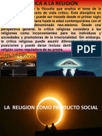 CRÍTICA A LA RELIGIÓN (Once)