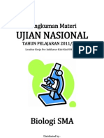 Rangkuman Materi UN Biologi 2012 (Lembar Kerja)
