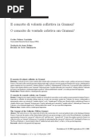 Conceito Vontade Coletiva Em Gramsci