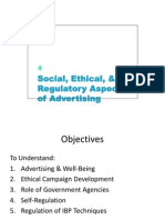 Social, Ethical, & Regulatory Aspects of Advertising