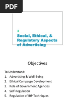 Social, Ethical, & Regulatory Aspects of Advertising