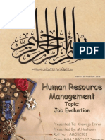 Job Evaluation in Human Resource Management