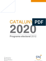 CIU 2012 Programa Electoral