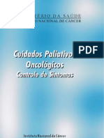 Livro - Cuidados Paliativos Oncologicos - Controle de Sintomas - Inca - Ministerio Da Saude