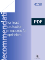 RC38 - Frost Protection Measures for Sprinklers