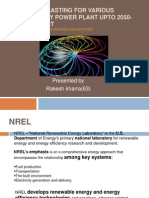 Cost Forecasting For Various Technology Power Plant Upto