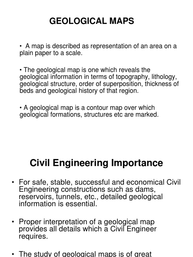 Geological Maps | PDF | Contour Line | Geology