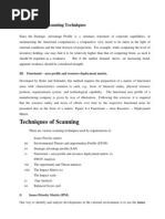 Download Strategic Management Environmental Scanning Techniques Notes Business Management by yadavnirmal007 SN111562195 doc pdf