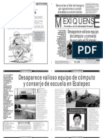 Versión Impresa Del Periódico El Mexiquense 30 de Octubre 2012