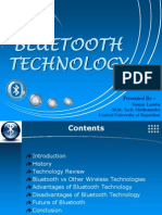 Bluetooth Technology: Presented By