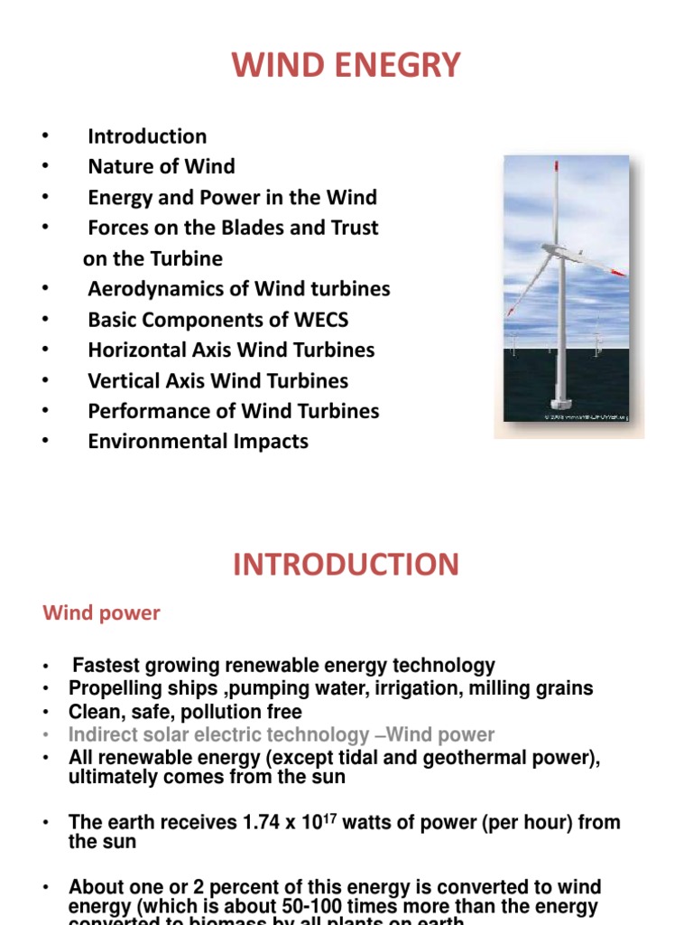 Basic Components of Wind Energy Systems | PDF | Wind Turbine | Wind Power