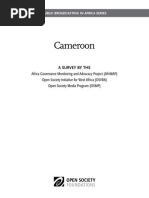 Download Cameroon - Public Broadcasting in Africa Afrimap 2012 by OSFJournalism SN111575057 doc pdf