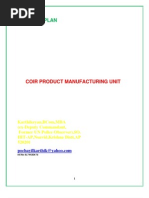 Business Plan: Coir Product Manufacturing Unit