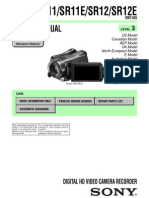 Service Manual: HDR-SR11/SR11E/SR12/SR12E