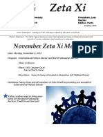 ZetaXinov2012 Newsletter