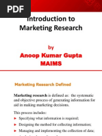 1 Introduction To Marketing Research