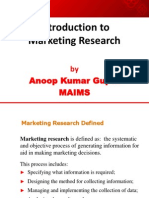 1 Introduction To Marketing Research