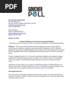 Goucher Poll Results 1