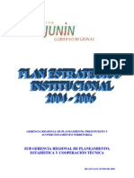 Plan Estrategico Junin