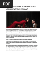 FEROMONAS PARA ATRAER MUJERES