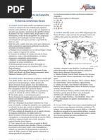 Exercicios Geografia Geral Problemas Gerais Ambientais
