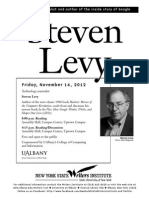 Steven Levy: Friday, November 16, 2012