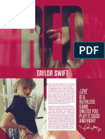 Taylor Swift Red Digital Booklet Taylor Swift Music