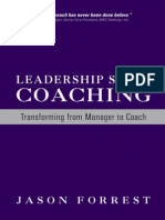 Leadership Sales Coaching: Transforming From Manager To Coach