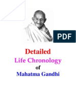 Gandhi Life - Chronology - Detailed
