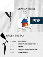 Informe Anual 2011 Una Nueva Esperanza A. B. P.