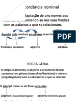 Regras de concordância nominal