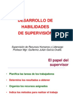 Habilidades de Supervision 2012. Supervision de RRHH y Liderazgo.
