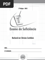 Prova Bacharel 2 2012