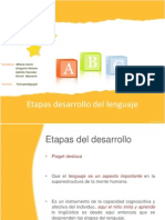 Etapas Desarrollo Del Lenguaje