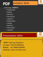Download Presentation Skills by gokul8792 SN11163366 doc pdf