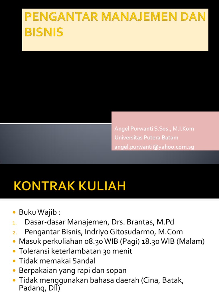 Pengantar Manajemen Full.ppt