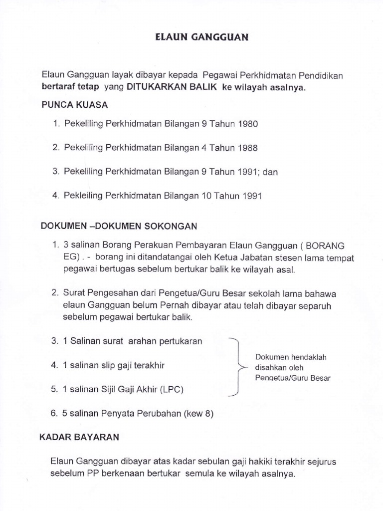 Contoh Surat Penukaran Elaun P1 Ke Elaun 10