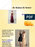 Vestidos de Damas de Honor