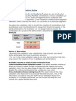 Define Cross-Validation Rules: Example